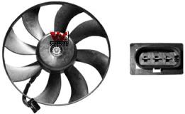 5827745 VAN Wezel ventilador elétrico de esfriamento montado (motor + roda de aletas)