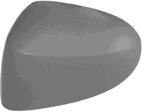 Placa sobreposta (tampa) do espelho de retrovisão esquerdo Renault Modus JP0