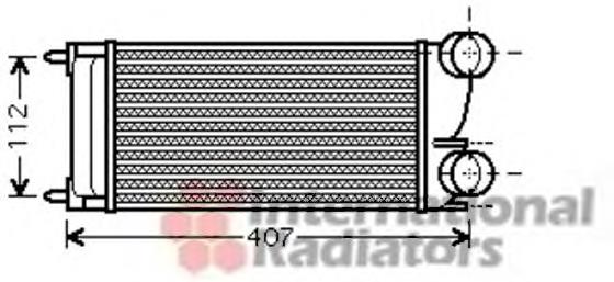 40004332 VAN Wezel radiador de intercooler