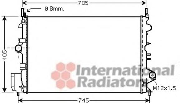 Радиатор 37002462 VAN Wezel