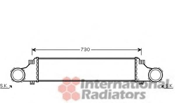 30004410 VAN Wezel radiador de intercooler