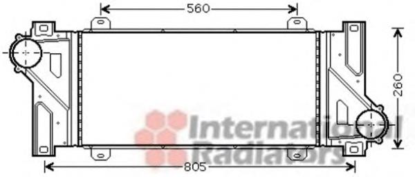 30004448 VAN Wezel radiador de intercooler