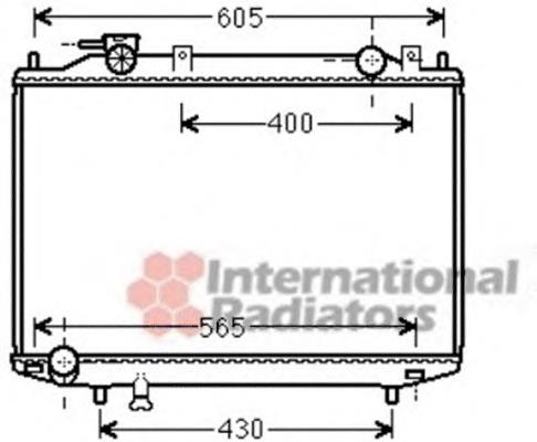 WL8515200A Mazda radiador de esfriamento de motor