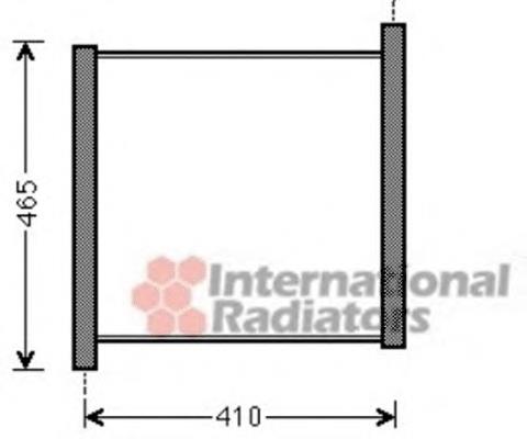 29002012 VAN Wezel radiador de esfriamento de motor