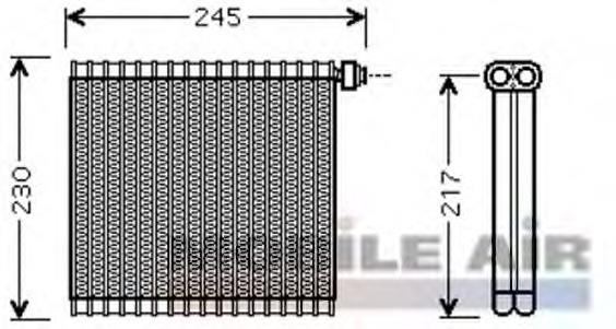 Vaporizador de aparelho de ar condicionado para Mazda 3 (BK12)