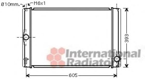 Радиатор 53002400 VAN Wezel