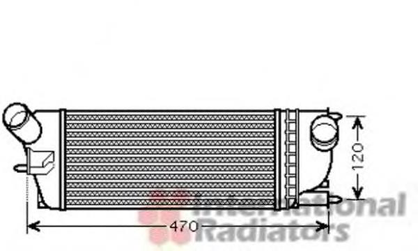 40004336 VAN Wezel radiador de intercooler