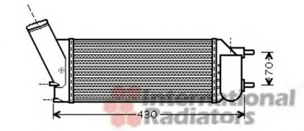 Интеркулер 40004335 VAN Wezel