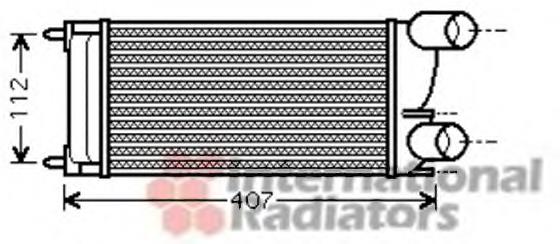 40004337 VAN Wezel radiador de intercooler