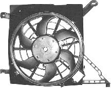 3790747 VAN Wezel difusor do radiador de esfriamento, montado com motor e roda de aletas