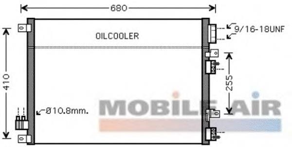 Compre 2431K8C1 Polcar Radiador de aparelho de ar condicionado