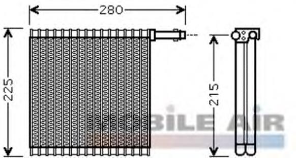 Vaporizador de aparelho de ar condicionado para Land Rover Freelander (LN)