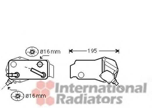 Радиатор охлаждения, АКПП/КПП VAN Wezel 06003350 цена, от 53.55 USD