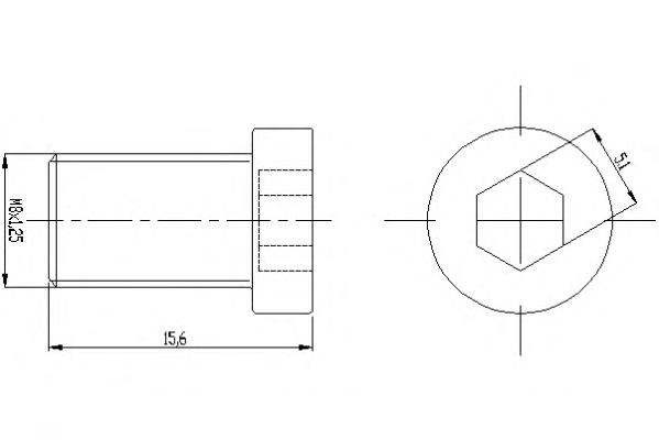 Parafuso do freio de disco para BMW 3 (E21)