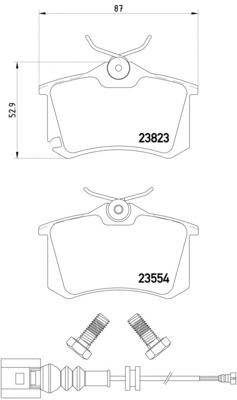 Колодки дисковые  Textar 2382301 цена, от 22.42 USD