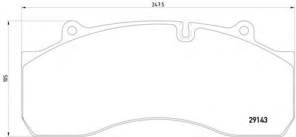 Колодки дисковые  Textar 2914302 цена, от 144.84 USD
