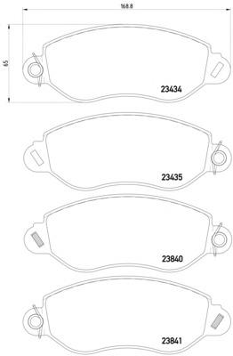 Колодки Textar 2343401 цена, от 20.22 USD