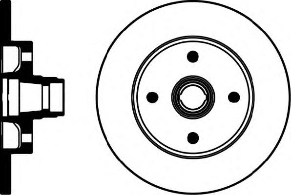 477405583B Porsche disco do freio dianteiro