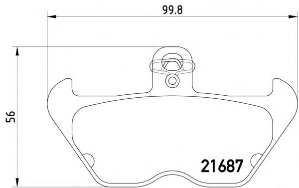 34117658156 BMW sapatas do freio dianteiras de disco