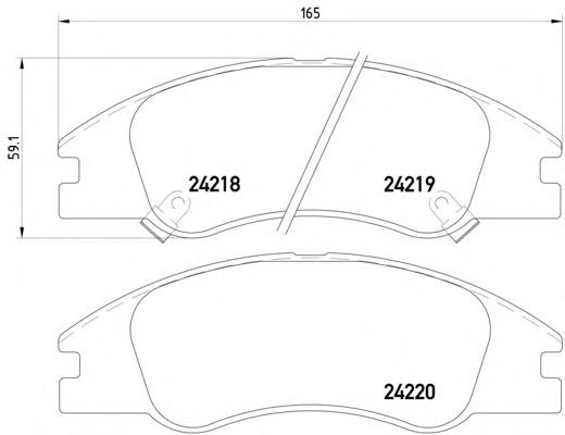Колодки Textar 2421801 цена, от 31.71 USD