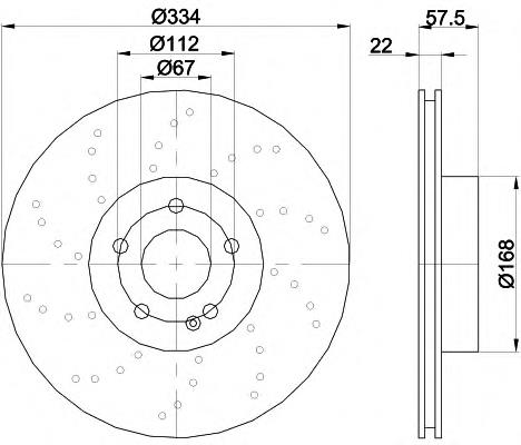 09.A742.31 Brembo disco do freio traseiro