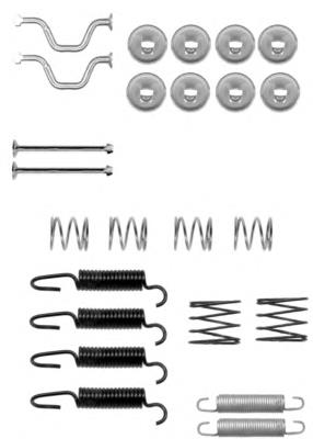 97034700 Textar kit de montagem das sapatas traseiras de tambor