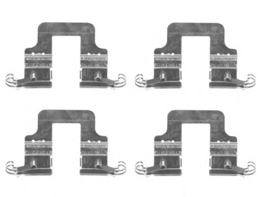Kit de reparação das sapatas do freio 8K0615231 VAG/Audi