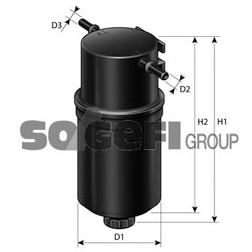 9F0282 Ridex filtro de combustível