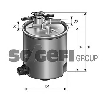 FCS733 Purflux filtro de combustível