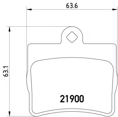 Купить 2190003 Textar Колодки тормозные задние, дисковые