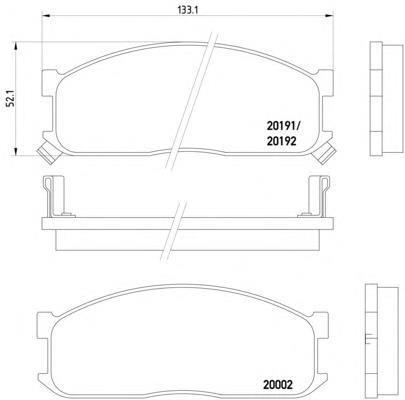 Колодки Textar 2000201 цена, от 15.28 USD