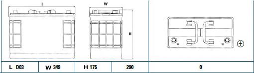 Аккумулятор автомобильный Exide EG1250 цена, от 108.29 USD
