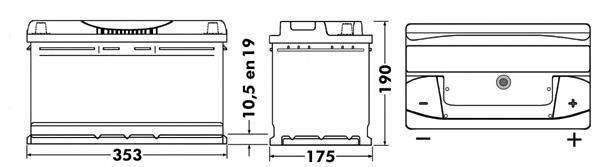 EB950 Exide Аккумуляторная батарея