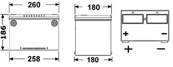Аккумулятор EB758 Exide