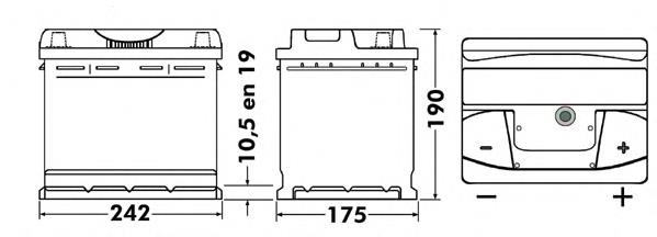 Аккумулятор EB620 Exide