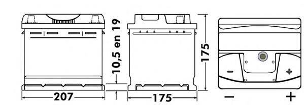 АКБ Exide EB442