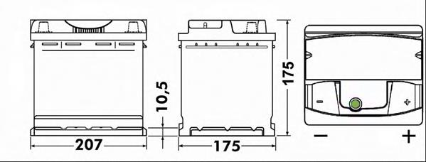 Аккумулятор EA472 Exide