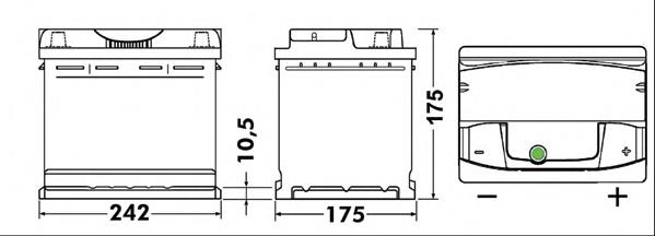 EA602 Exide Аккумуляторная батарея