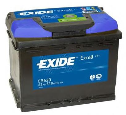 EB620 Exide bateria recarregável (pilha)