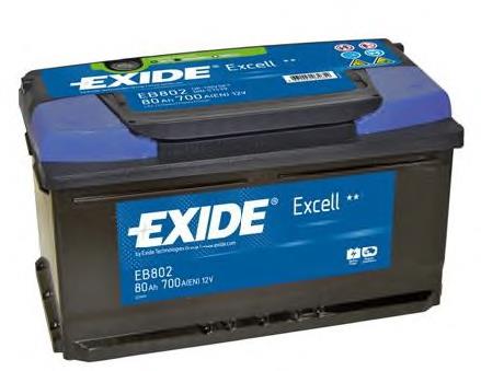 EB802 Exide bateria recarregável (pilha)