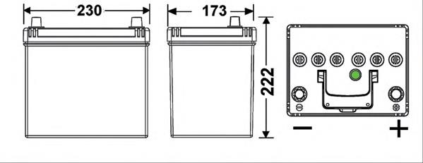 D47 Varta bateria recarregável (pilha)