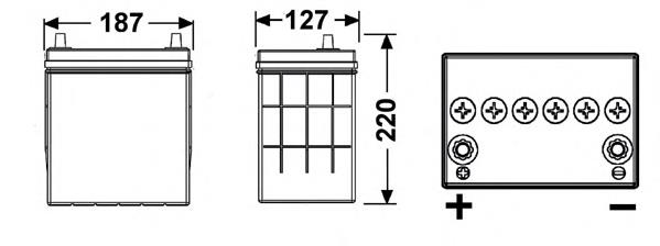 ZX01021 General Motors bateria recarregável (pilha)