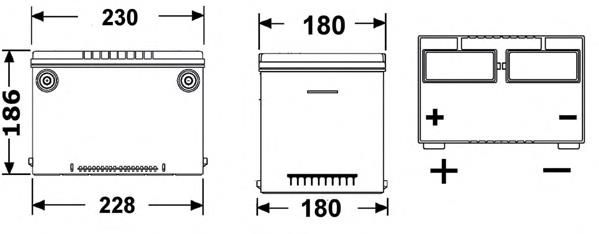 EB608 Exide Аккумуляторная батарея