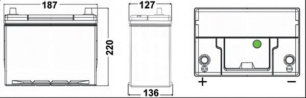 Аккумулятор автомобильный Exide EA387 цена, от 70.21 USD