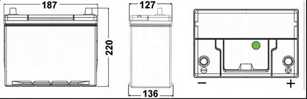 EA386 Exide bateria recarregável (pilha)