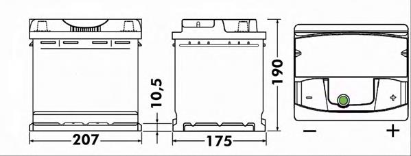 Купить EA530 Exide Батарея аккумуляторная