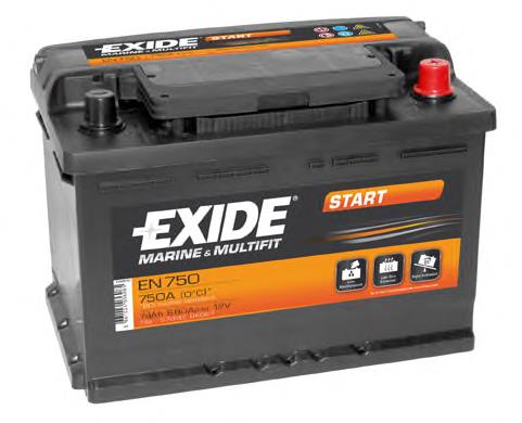 Аккумулятор автомобильный Exide EN750 цена, от 158.37 USD