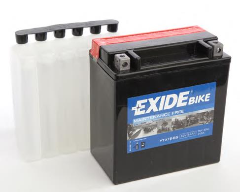 Bateria recarregável (PILHA) ETX16BS Exide