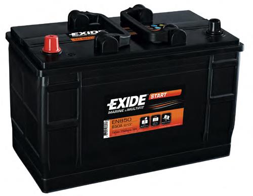 EN850 Exide bateria recarregável (pilha)