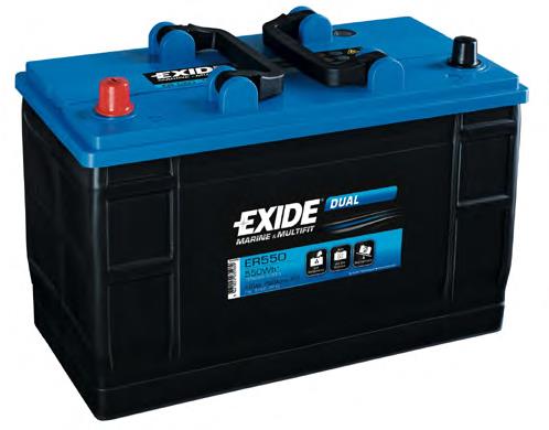 ER550 Exide bateria recarregável (pilha)